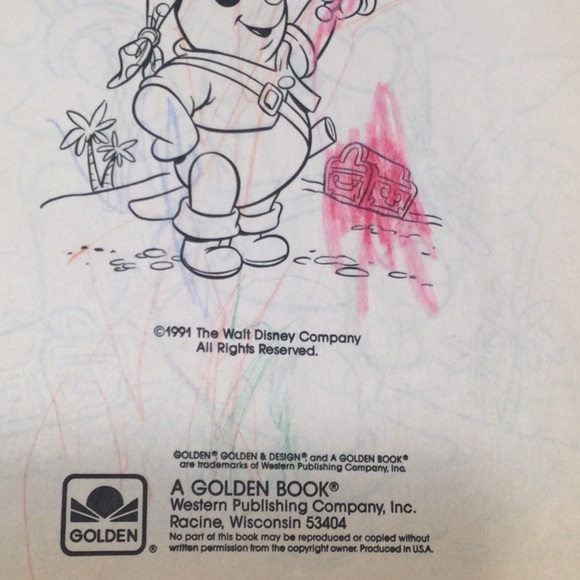 New Adventures of Winnie the Pooh Coloring Book - Picture 3 of 3